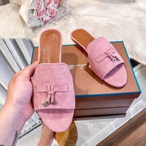 Loro Piana Summer charms Pink Sandals